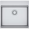 Franke Mythos Box Pro BXX PRO 210-50 TL - 127.0753.795 Lavello da Incasso 1 Vasca Monovasca Semifilo - Filotop 530 x 510 mm Acciaio inox