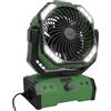 ELZO Ventilatore da campeggio ricaricabile da 30000 mAh, ventilatore da tavolo USB con luce a LED e gancio, rotazione a 270° con telecomando, ventilatore a clip per attività all'aperto, campeggio
