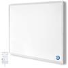 Hocosyme Pannello Radiante Infrarossi 1200W con Termostato Touch - 80°-120°Temperatura di lavoro - Adatto per 12-25㎡ Indoor - Montaggio a Parete - 10 Anni di Garanzia
