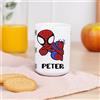 Wanapix | Bicchieri per Bambini | Bicchiere Personalizzato di Plastica Infrangibile | Ritorno a scuola/asilo | Senza BPA | Tazza per Bambini | 330ml | Spider Hero