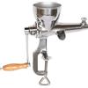 Estabeter Spremiagrumi di erba di grano, spremiagrumi manuale, in acciaio inox, manuale di istruzioni per la cucina, grattugia di grano, frutta e verdura, spremiagrumi con manovella e spazzole per la pulizia,