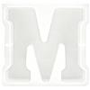 Maimeili Stampi Grande per Lettere Alfabeto Bianco 3D in Silicone Alimentare Flessibile Forme di Lettere Sformo Facile per Resina Sapone Argilla Cera Torta Cioccolato Fai da Te Decorazioni per Feste in Casa