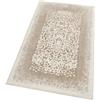 emmevi Tappeto Bagno Vintage Camera Scendiletto Morbido Cotone Assorbente Antiscivolo 60x130 Cm Beige