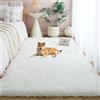 LIUNADM Tappeto Salotto Moderno 270 x 280 cm Monocolore Design Moderno Lavabile Tappeto Salotto a Pelo Corto Varie Misure e Colori Multiuso per Soggiorno, Camera da Letto, Bianco
