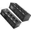 No 1 Coppia di Estensori XLR/ Audio RJ45 Cat5/Cat6 Ethernet A 4 Canali, Estens5967