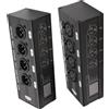 No 1 Coppia di Estensori XLR/ Audio RJ45 Cat5/Cat6 Ethernet A 4 Canali, Estens9524