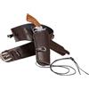 W WIDMANN MILANO Party Fashion - Portapistola con cintura, in similpelle, nero, cowboy, fondina, costume, accessorio, carnevale