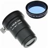 SOLOMARK Filtro lunare da 3,2 cm e kit 2X Barlow per oculare telescopio