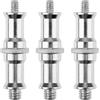 SAFIGLE Screw Adapter 1/4 a 3/8, Set da 3 Pezzi in Lega Leggera, Ideale per Quick Release Board e Stativo Flash