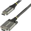 StarTech.com Cavo USB-C con viti di bloccaggio laterali da 1m - Cavo da USB-C a USB- C USB-IF 10Gbps - Cavo USB-C 3.1/3.2 Gen 2 - 100W (5A) PD - Supporta DP Alt Mode - Cavo dati e di ricarica