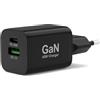 Port Designs Caricatore di rete Port Connect per USB-C e USB-A, 45 W, nero