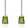 Nedis Cavo di rete CAT7 - S/FTP - Spina RJ45 - Connettore RJ45 - 10,0 m - Senza strappo - Rotondo - LSZH - Grigio - Etichetta