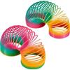 The Twiddlers The Twiddlers 2 grandi molle arcobaleno a spirale - Giocattolo da interno ideale per i bambini, per ore di divertimento - In plastica, elastiche, regalo di compleanno molto apprezzato