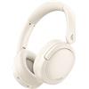 Edifier Cuffie over-ear wireless Edifier V80, batteria a lunga durata 45 ore, ANC -44dB, audio ad alta risoluzione, Bluetooth 5.4, bianco avorio