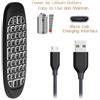 OEM Puntatore wireless universale con tastiera QWERTY, frequenza a 24 GHz, compatibile con Linux, Windows, macOS, laptop e dispositivi Android.