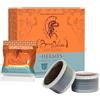 BOCCA DELLA VERITA - 10 Capsule Caffè HERMES Confezione Protettiva Caffe Espresso Tostatura Naturale - Capsule Compatibili con Macchina Caffe Lavazza®* Espresso Point, Idee Regalo Made in Italy