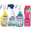 Dc Casa NUNCAS SET PULIZIA MULTISUPERFICI : CASA9 SGRASSATORE DELICATO 750 ML + GLASNET VETRI 750 ML + WANNET EASY 500 ML + CONFEZIONE 7 PANNI IN MICROFIBRA