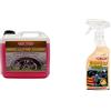 Ma-Fra, Pulitore Gomme, Detergente per Cerchi Pneumatici Auto, 4500ml & Trattamento 3in1 Plastiche, Pulisce, Ravviva e Protegge Le Parti Interne dell'Auto
