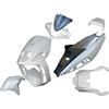 one by camamoto kit set carene complete plastiche compatibile con (cod. 77390110 bianco perla phantom malaguti f12 lc liquido anno 2003-2004-2005-2006-2007)