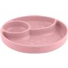 Chicco Piatto Divisorio in Silicone con Ventosa 12m+, Piatto per Bambini Antiscivolo con 3 Scomparti, 100% Silicone Alimentare Infrangibile Senza BPA, Lavabile in Lavastoviglie e Microonde
