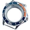 ROUREOX 41mm Cassa Orologio Subacqueo Acciaio 316L Vetro Zaffiro Impermeabile NH34 NH35 NH36 NH38 for Omega Seamaster Diver 300M-13 41MM