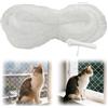 ROEOWENE Rete Protezione Gatti Finestra 4x3m Rete per Gatti Balcone Trasparente Retes Gatto Terrazzo Rete Anti Uccelli per Orto Retes Protettiva per Balconi,Giardino,Scale,Terrazzee,Finestre