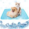 Bseical Tappetino Refrigerante Per Cani, Tappetino Refrigerante Per Gatti Senza Gel, Tappetino Rinfrescante Cane Grande, Tappetino Fresco Per Cane Tappetino Di Ghiaccio Per Animali Domestici (60x45, blu)