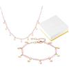 Nomination® - Collana e Bracciale Donna, Collezione Mon Amour in Acciaio e Cristalli, Finitura Oro Rosa, Charm Stella, Elegante, Regalo Donna, Confezione Originale