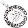 AFP Wotan con Rune, Ciondolo in Argento 925