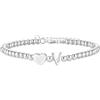 Aretas Braccialetto con iniziale per donne e ragazze, in argento S925, con ciondolo a forma di cuore dalla A alla Z, regalo di Natale e di compleanno per ragazze, figlia, sorella, amici, gioielli, 17+