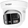 Vultech Security Telecamera Dome IP SHOWCOLOR DETERRENZA ATTIVA Vultech VS-IPC1580D6FEGWDAD-LT 2 X 1/2,7'' - 8 Mpx H.265 POE WDR 2,8mm Led Luce Calda 30M P2P SMART MICROFONO SIRENA SD CARD ALARM SERIE LITE