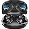 Hupoaf Cuffie Bluetooth Sport, Auricolari Bluetooth 5.4 con ENC Mic, 50 Ore Cuffie Wireless HiFi Stereo, Cancellazione Rumore Cuffiette Bluetooth, IP7 Impermeabili, USB-C Cuffie per Correre e Running