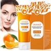 Ledeak Gel Esfoliante Arancione Naturale, Gel Arancione Brillante Esfoliante per il Viso e Corpo, Gentle Enzyme Scrub, Detergente Peeling Viso per la Rimozione, Pulizia Profonda e Idratante della Pelle