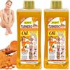 ZLXFT Olio di Curcuma per Corpo,2pcs Curcuma Body Oil,Olio Corpo Alla Curcuma,Olio Schiarente,Olio Essenziale di Curcuma,Olio per Il Corpo Alla Curcuma,Olio di Curcuma per Lo Sbiancamento Della Pelle