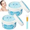 DNWFZ 2 Pcs Beauty Hydra Moist Ice Water Sleeping Mask Hydra Moist Ice Water Sleeping Mask Hydramoist Ice Water Sleeping Mask Ice Water Sleeping Mask Hydra Moist 1 Pennello Per Maschera