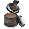 VOLLUCK Hairline powder, Naturale a Lunga Durata Polvere per Capelli Uomo Donna, Impermeabile Ombretto per Capelli Ricrescita 4g (Castano)