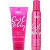 Umberto Giannini Duo per acconciatura Curl - Gel anticrespo e mousse attivante per capelli ricci o ondulati - Tenuta e definizione ultimate