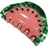 Generic Fermagli per capelli a forma di fragola, accessorio decorativo per ragazze, in fibra di acetato, per anguria, limone, mais, strumento per lo styling antiscivolo per viaggi in piscina