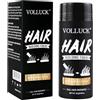VOLLUCK Fibre Cheratina per Capelli 28 g, Naturale Fibre Capelli Uomo Donna (Biondo Medio)