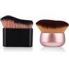 NQEUEPN 2pz Set Pennelli Autobronzanti, Pennello Applicatore Autobronzante Sfumatura Fondotinta Trucco Spray Abbronzante Corpo Bronzer Pennelli Sfumanti per Viso Gamba (Rosa, Nero)