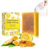 Utapossin Sapone Illuminante alla Curcuma - Sapone Acido Kojico e Sapone Anti-macchie alla Curcuma per Viso e Corpo, Detergente, Idratante e Illuminante, Formula Naturale per Sbiancare la Pelle