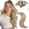 Moresoo Extension Capelli Veri Cheratina Shatush #P16/22 40cm 50g 50ciocche