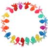 SageFurned 20 pesci rossi colorati in gomma morbida giocattoli da bagno per bambini, divertente gioco d'acqua nella vasca da bagno, piscina o bomboniere, attività di nuoto per bambini