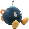 Super Mario- Bob-Omb Mario Peluche con Licenza Ufficiale Sanei, Multicolore, 12 cm, AC16
