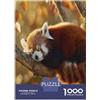KZQNXHJPRL Panda Rosso Ramo Autunnale Puzzle 1000 Pezzi Puzzle per Adulti Rilassante Decorazione Casa Regalo 38x26cm/1000pcs