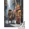 UVTMWVTCUSIQ Carrozza d Epoca Strada Cittadina Puzzle 1000 Pezzi Carta Puzzle per Adulti Scena Classica Relax Casa Regalo Famiglia 52x38cm/1000pcs