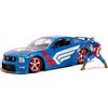 Jada - Marvel Captain America 2006 Ford Mustang GT, 253225007, + 8 Anni, Scala 1:24