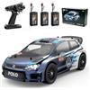 Ledovan 1/14 Auto Telecomandato Senza Spazzole per Adulti, RC Car ad Alta Velocità 42km/h, Rallye Car 2.4Ghz 4WD ad Alta Velocità, 3 Batterie, 14304, Blu