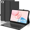 FOGARI Tastiera per Honor Pad 10 12.1 Pollici 2025, Custodia Honor Pad 10 con Tastiera, Spagnolo Ñ Tastiera Bluetooth per Tablet Honor Pad 10 12.1, Nero