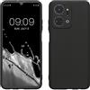 kwmobile Custodia Compatibile con Honor X7a Cover - Back Case per Smartphone in Silicone TPU - Protezione Gommata - nero matt